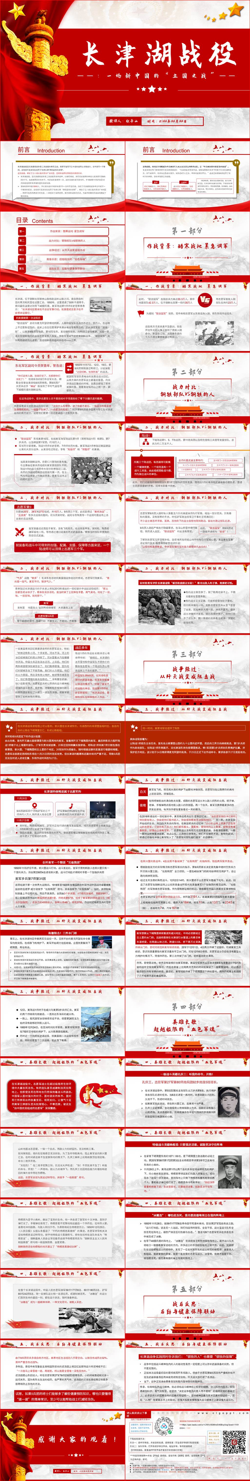 抗美援朝长津湖战役过程党课ppt课件