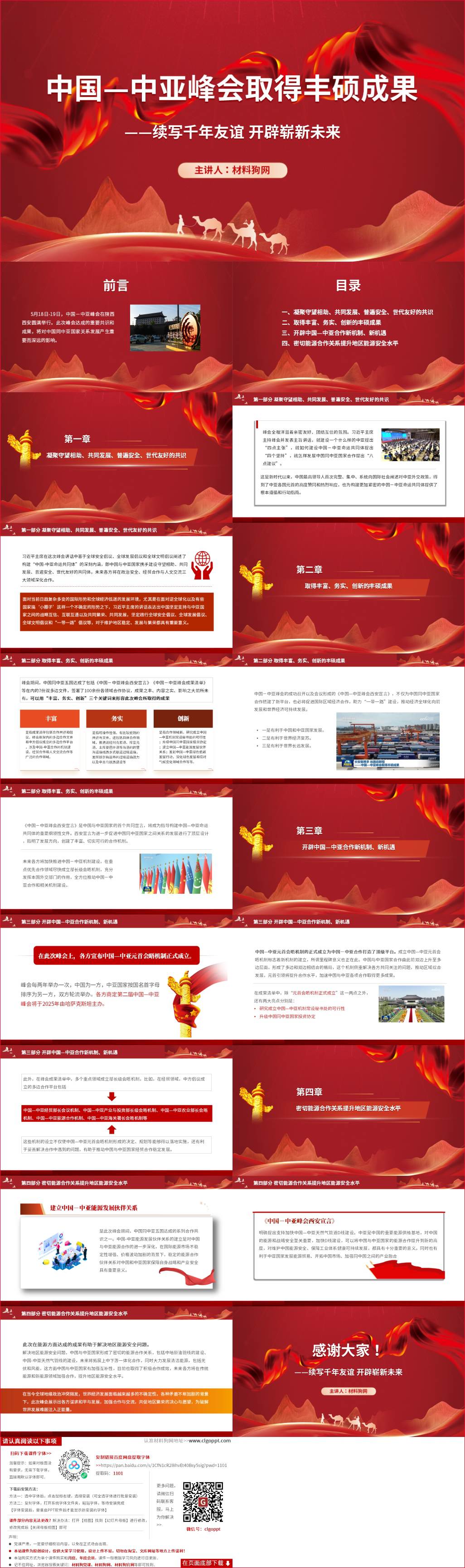 中国－中亚峰会ppt课件