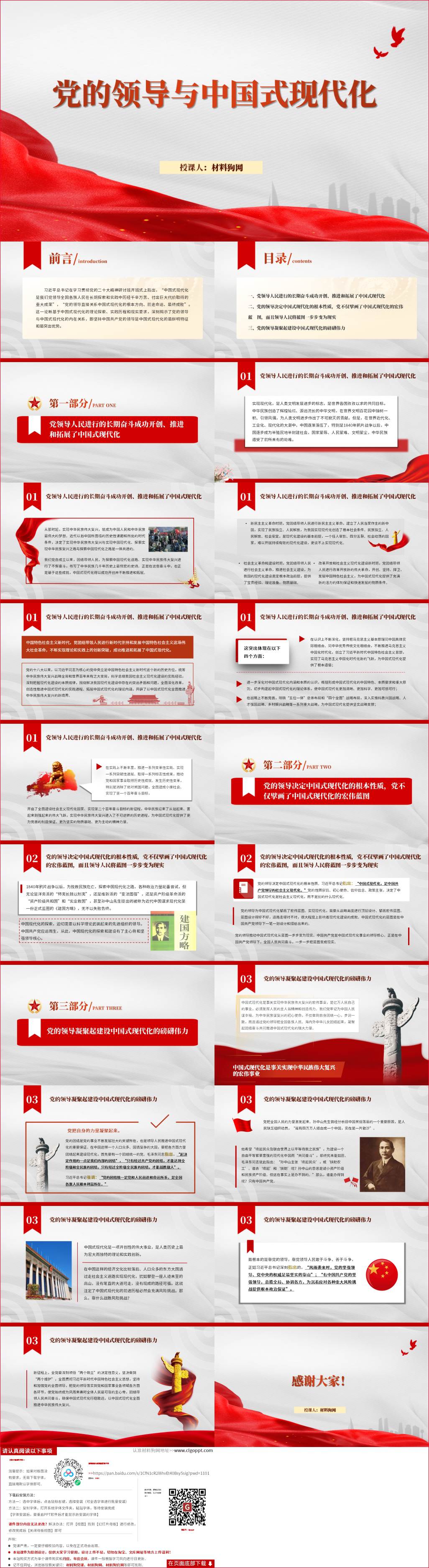 党的领导与中国式现代化党课ppt课件