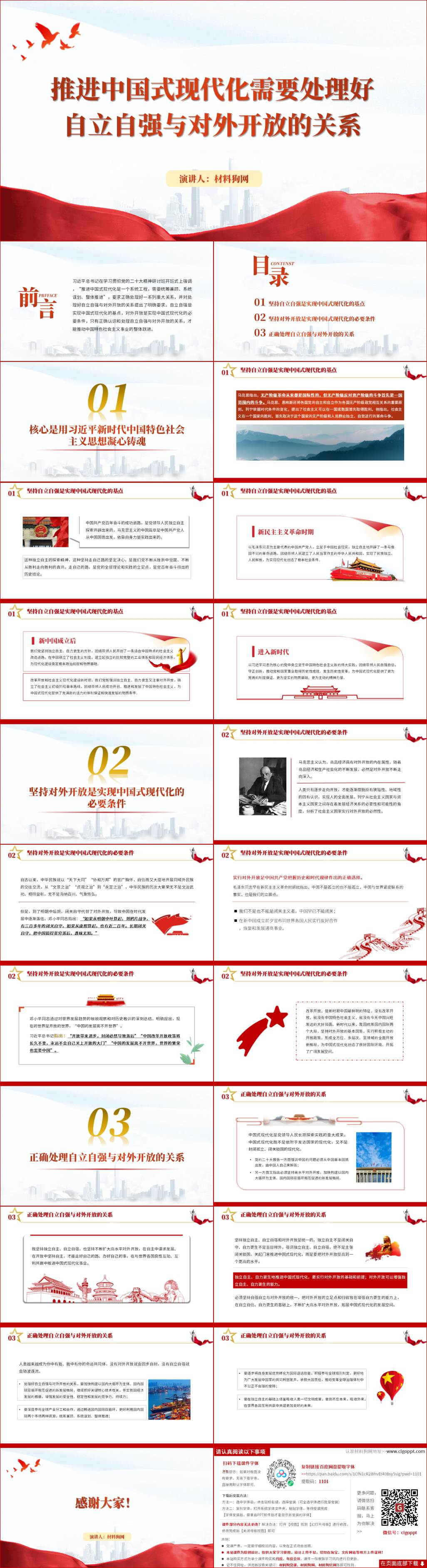 推进中国式现代化需要处理好自立自强与对外开放的关系ppt课件