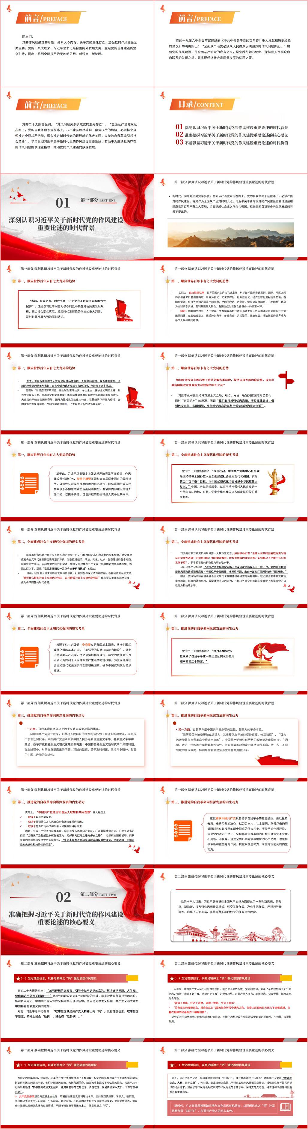 新时代党的作风建设重要论述精神党课ppt课件