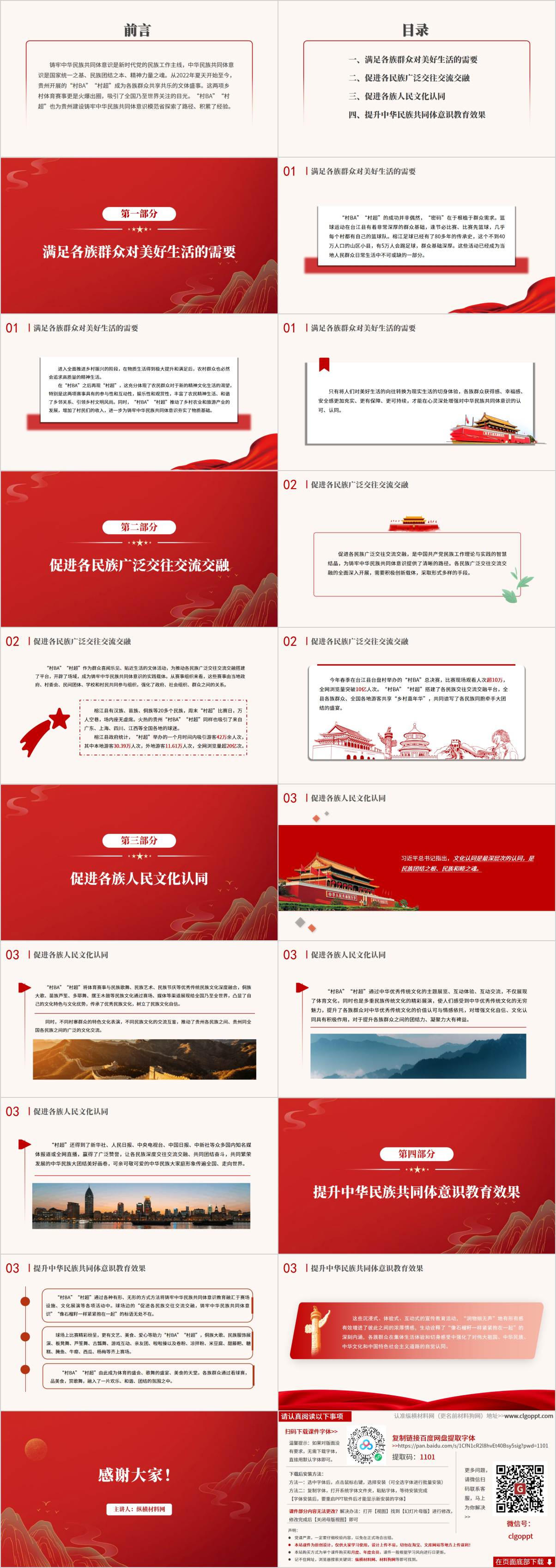 “村BA”“村超”铸牢中华民族共同体意识的生动实践ppt课件