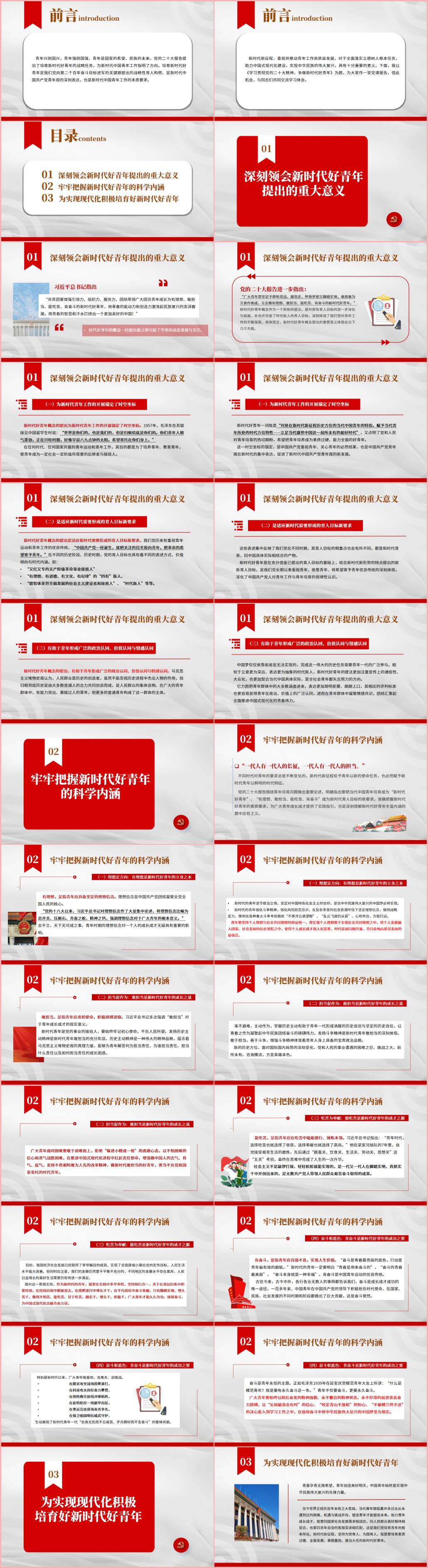 学习二十大精神争做新时代好青年团支部书记讲团课ppt课件