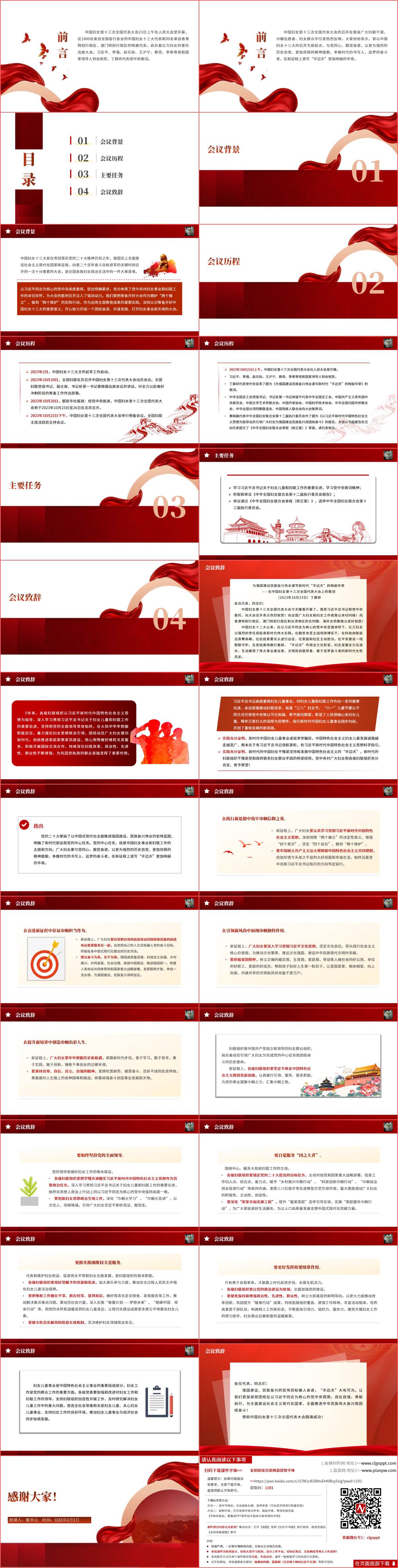 学习贯彻中国妇女第十三次全国代表大会精神ppt课件