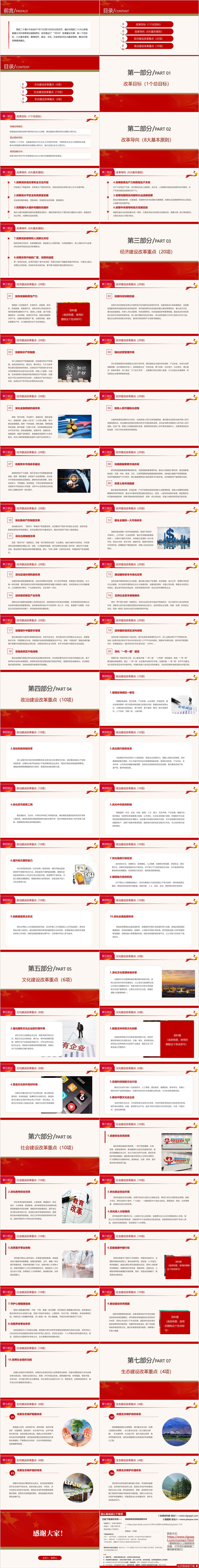 “18550”改革建议党课ppt课件