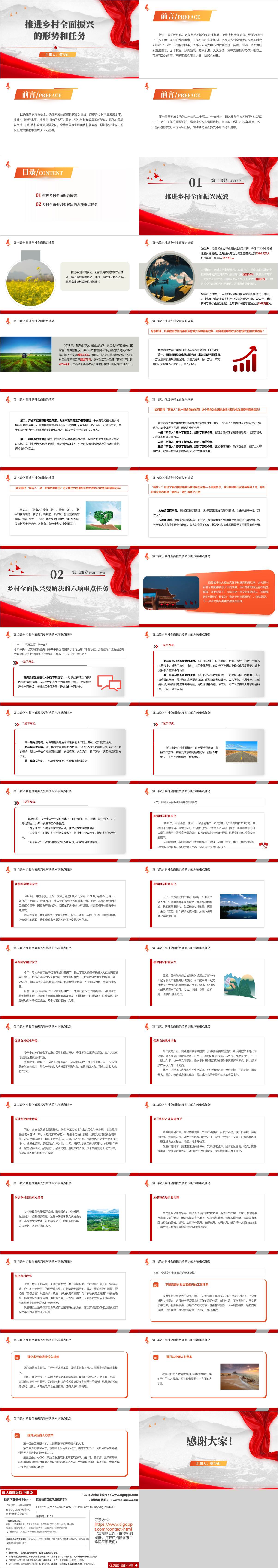 推进乡村全面振兴的形势和任务