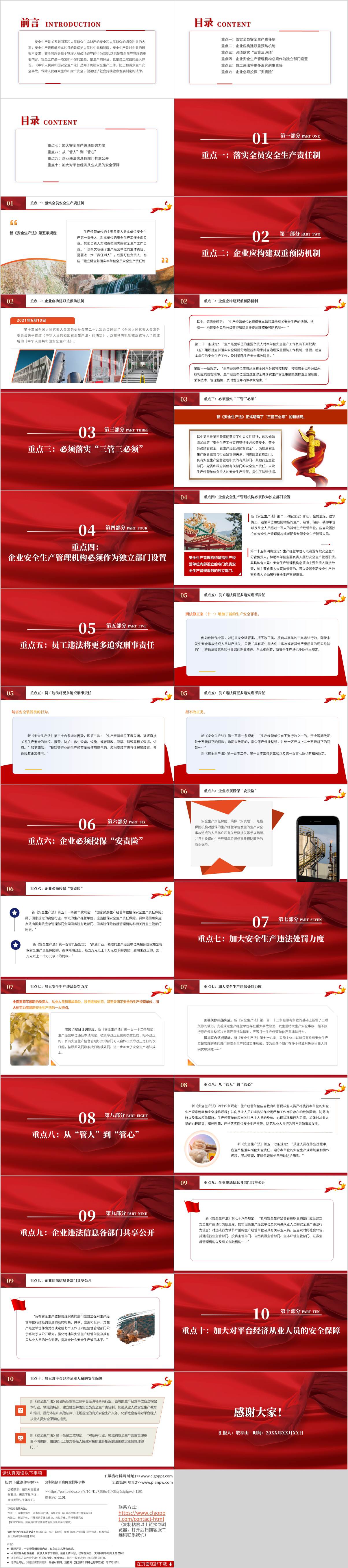 安全生产培训课件ppt模板