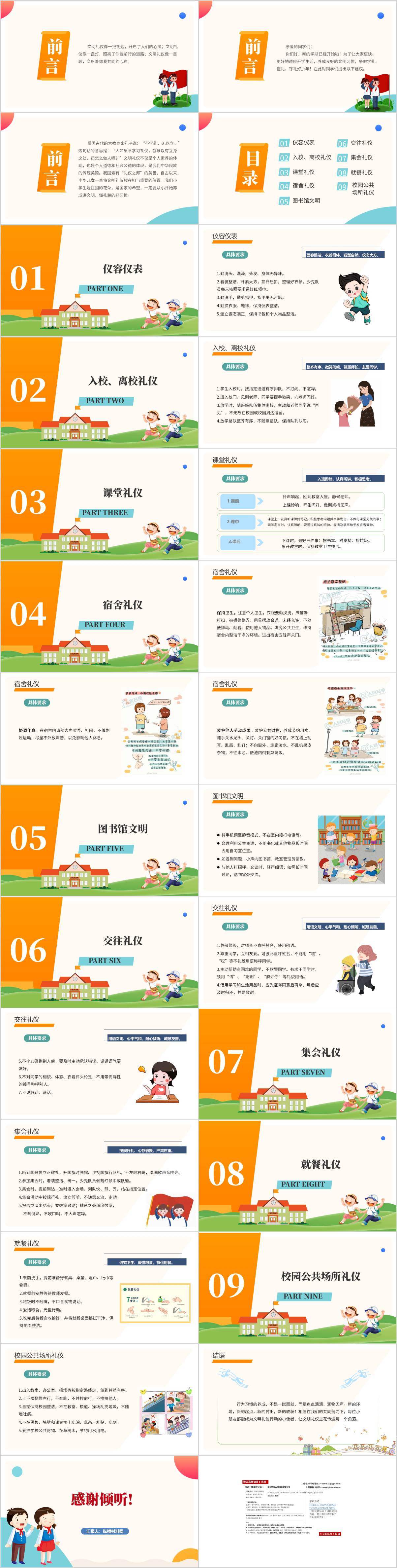 中小学主题班会PPT课件