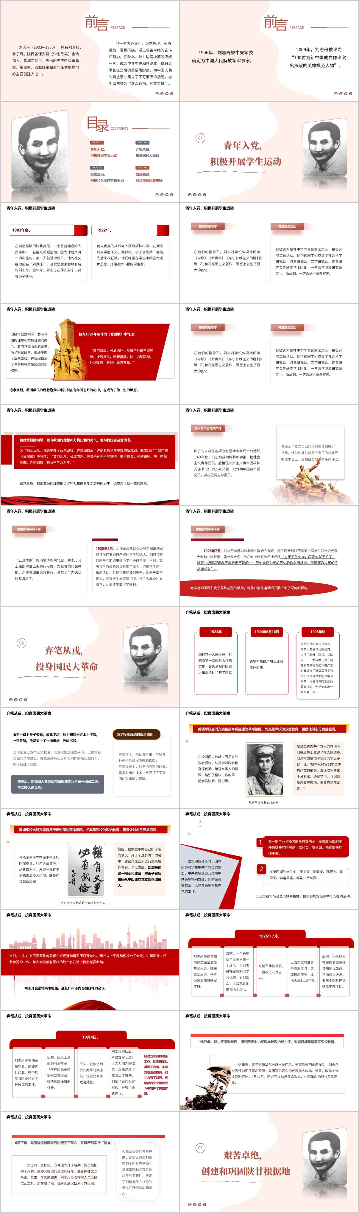 刘志丹革命事迹