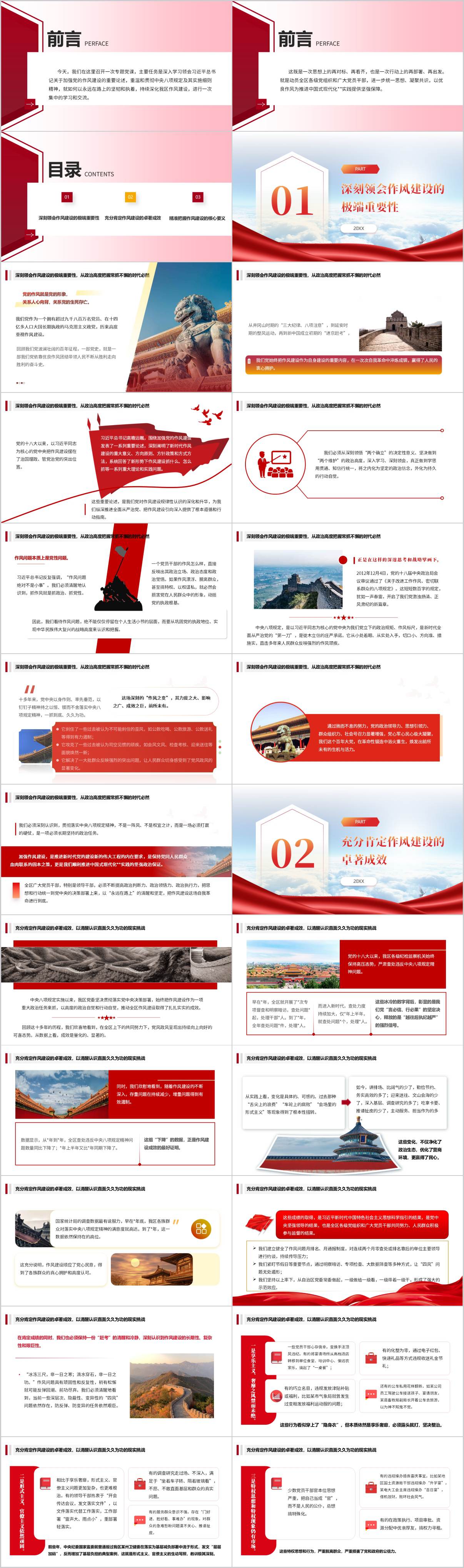 图片[3]_锲而不舍纠治“四风”驰而不息正风肃纪支部作风党课ppt模板_篇篇网