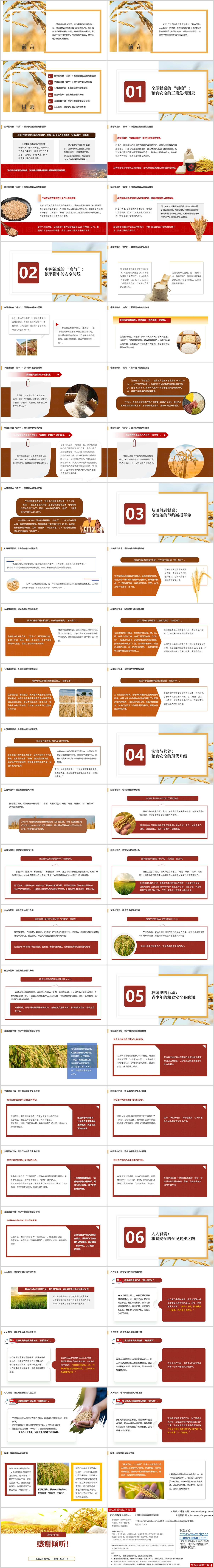 端牢中国饭碗_共筑全球粮安_粮食安全宣传PPT课件_2025版