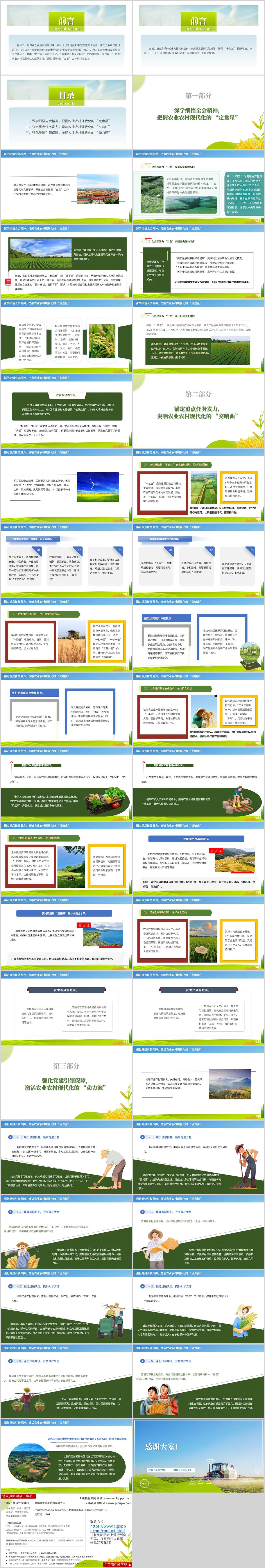 二十届四中全会精神三农工作引领农业农村现代化PPT课件