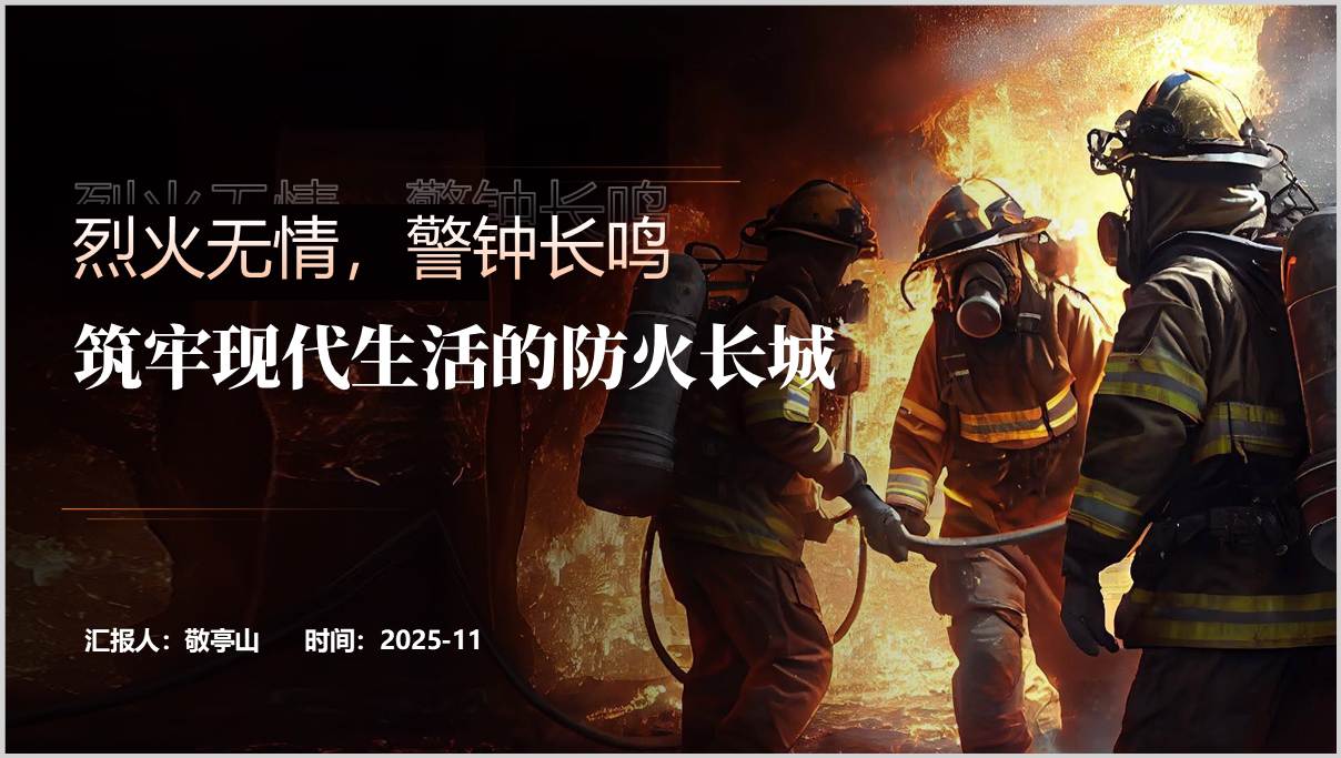 高层建筑火灾防范消防安全警示教育PPT课件安全培训材料