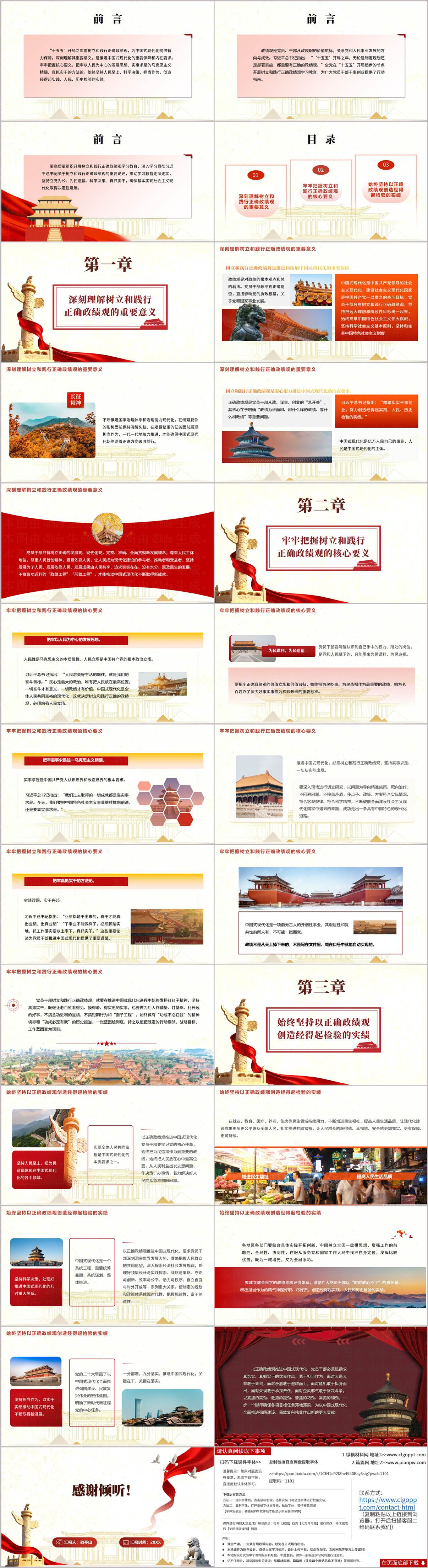 树立和践行正确政绩观专题党课PPT课件