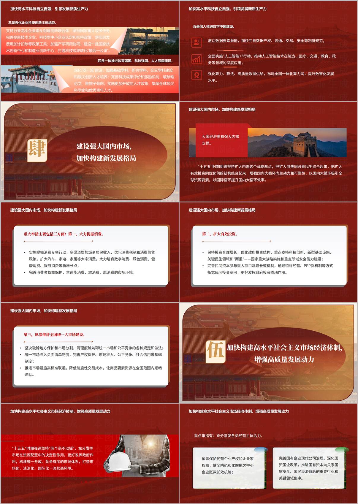 十五五规划专题党课 PPT 内页预览图3