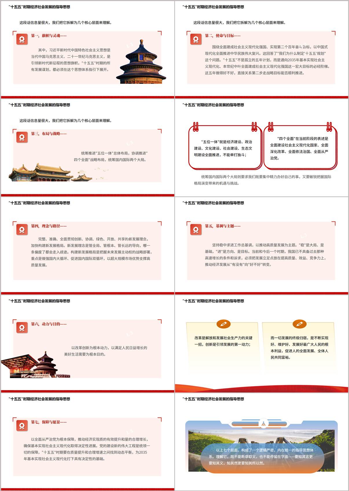 十五五时期经济社会发展核心任务与举措PPT内容页预览