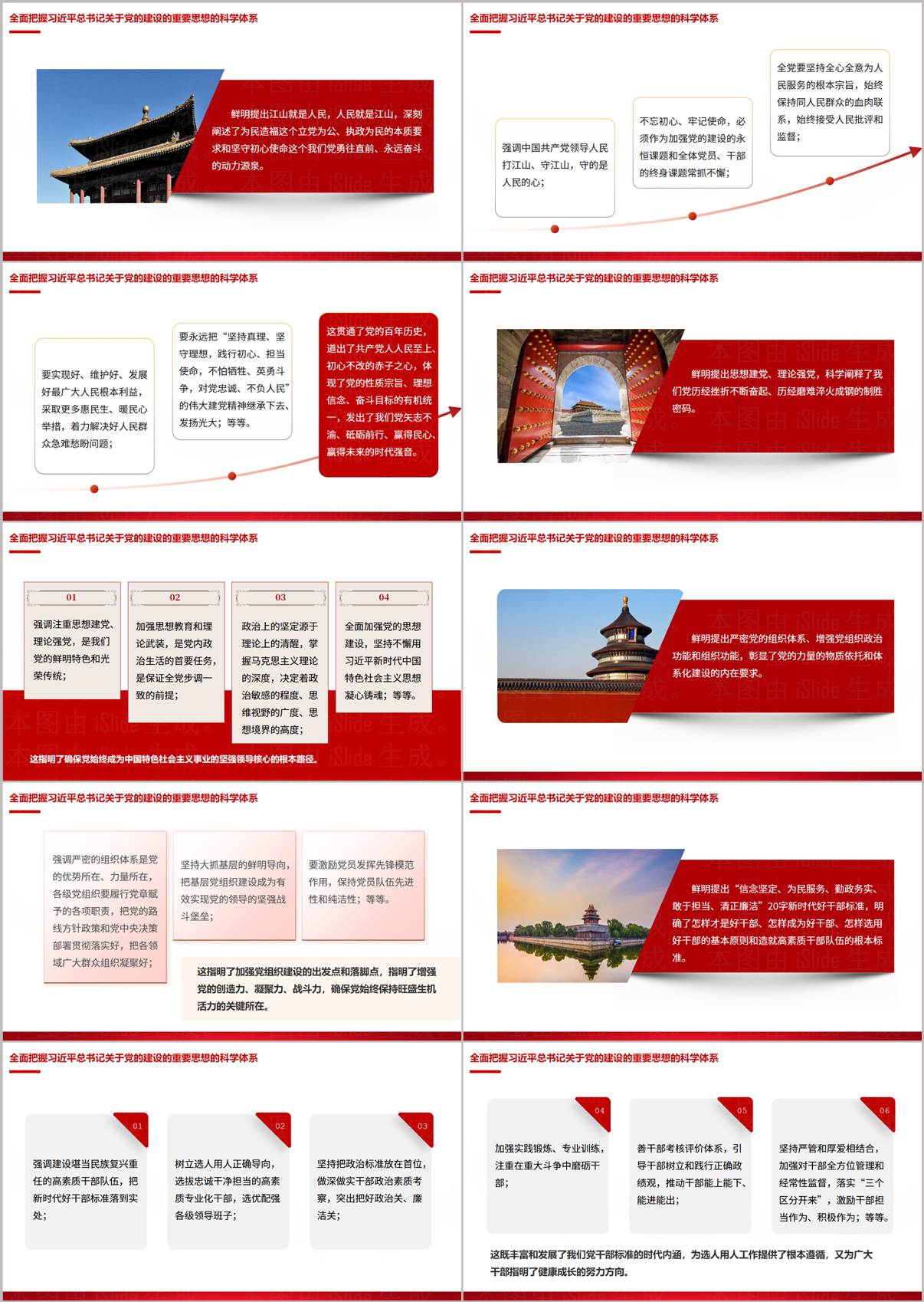 关于党的建设的重要思想——政治建设、思想建党与组织体系建设内容页预览