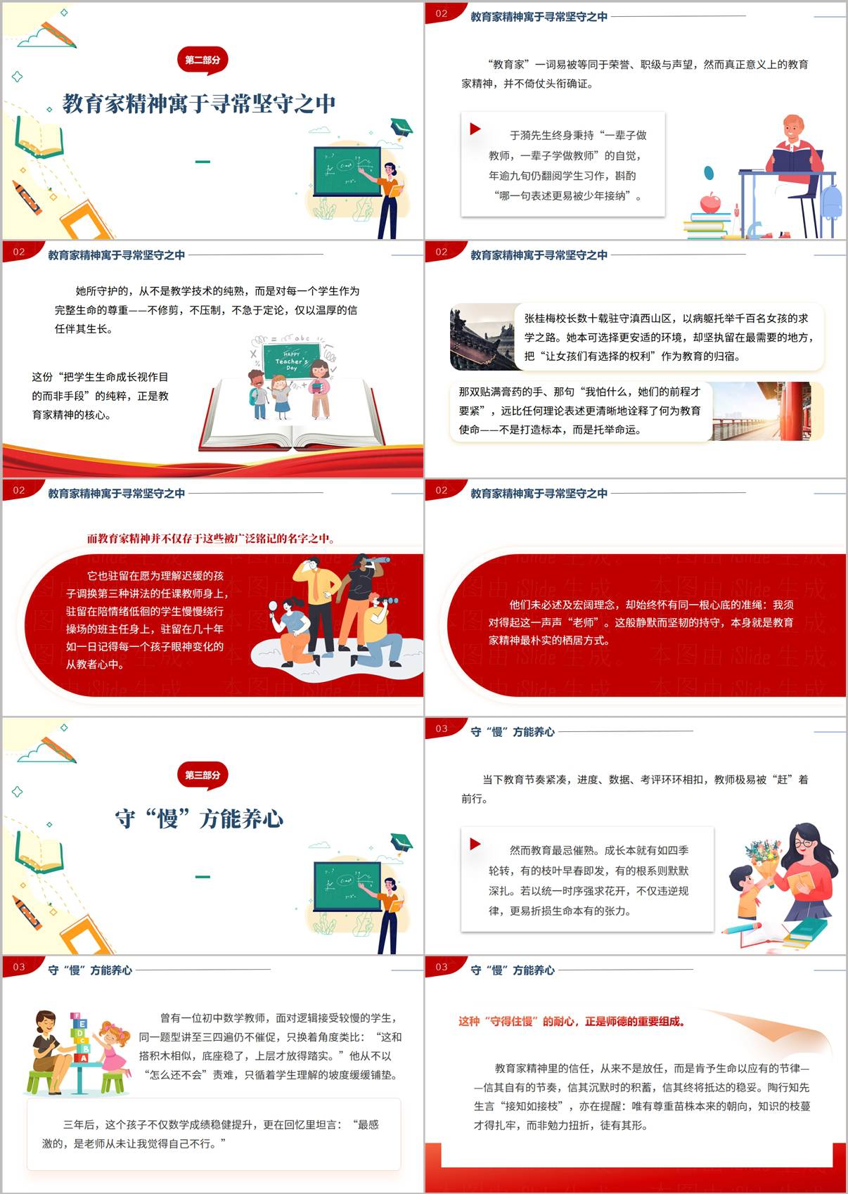 图片[3]_师德师风建设专题培训PPT模板含讲稿弘扬教育家精神与新时代教师职业行为十项准则课件