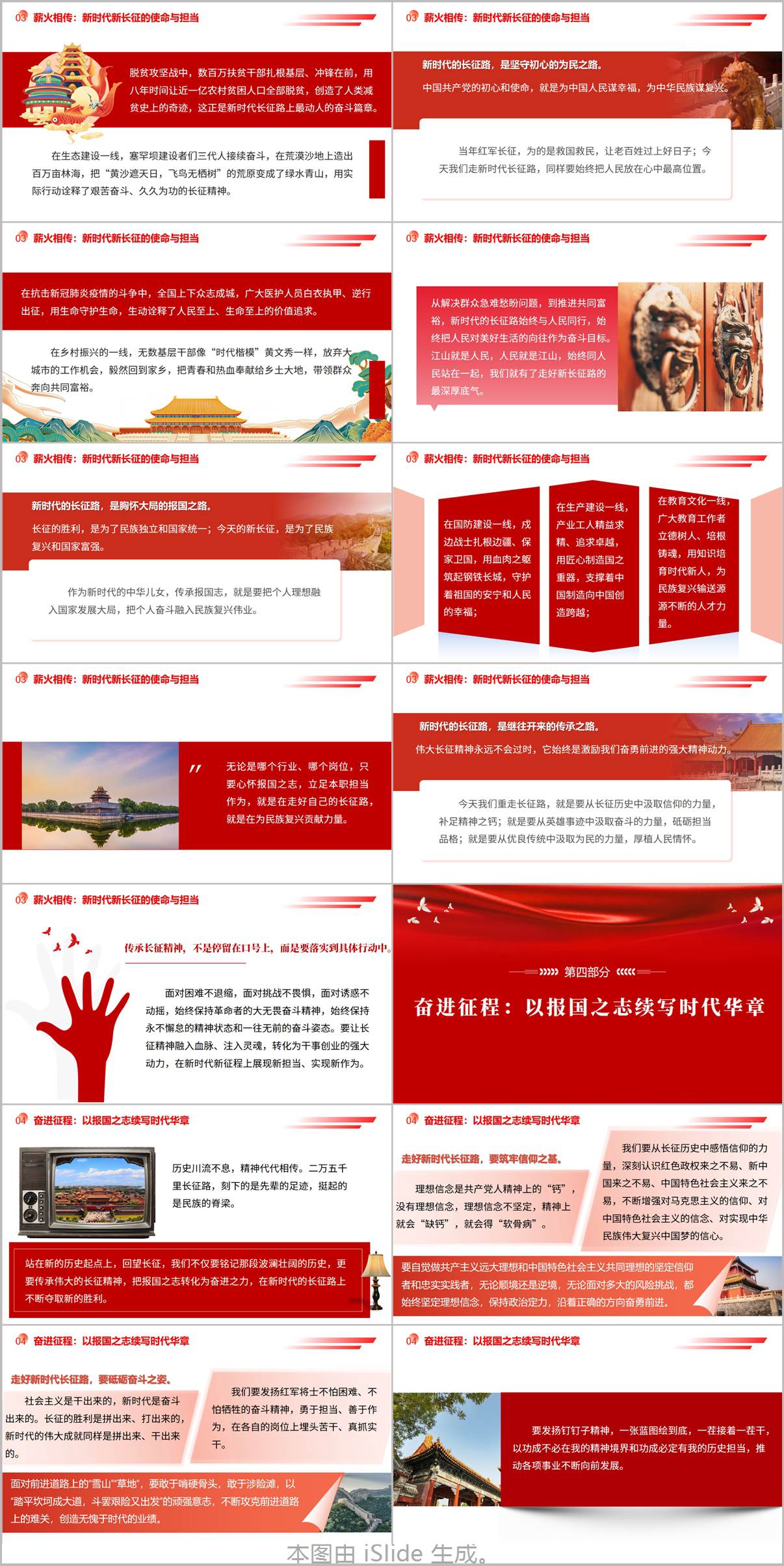 重走长征路传承报国志红色思政PPT高校团课宣讲课件
